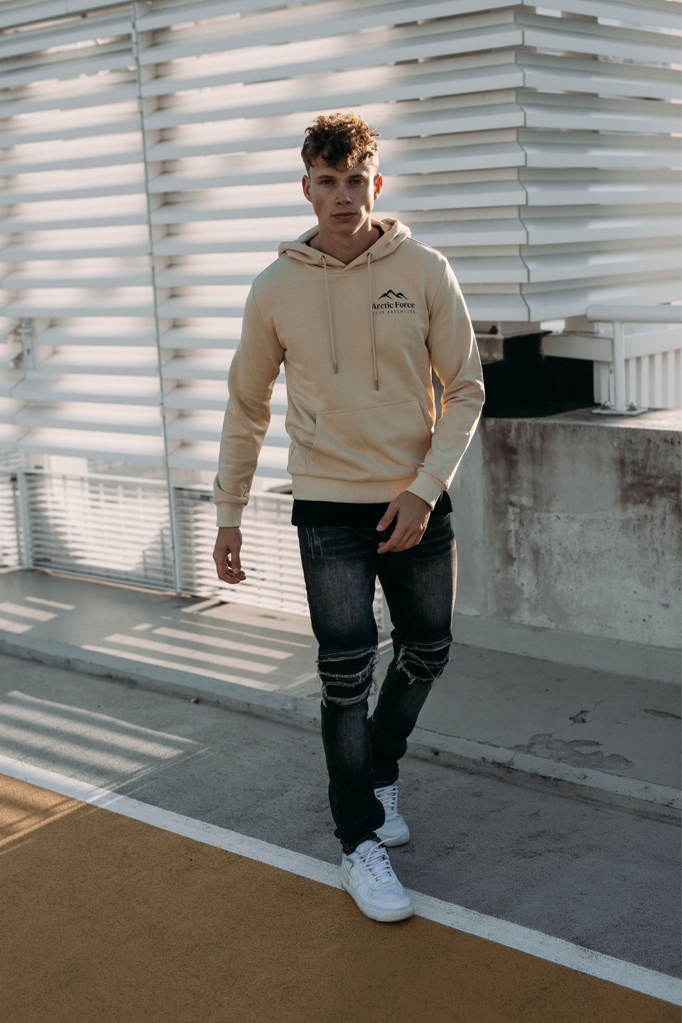 THE AVANI HOODIE - BEIGE