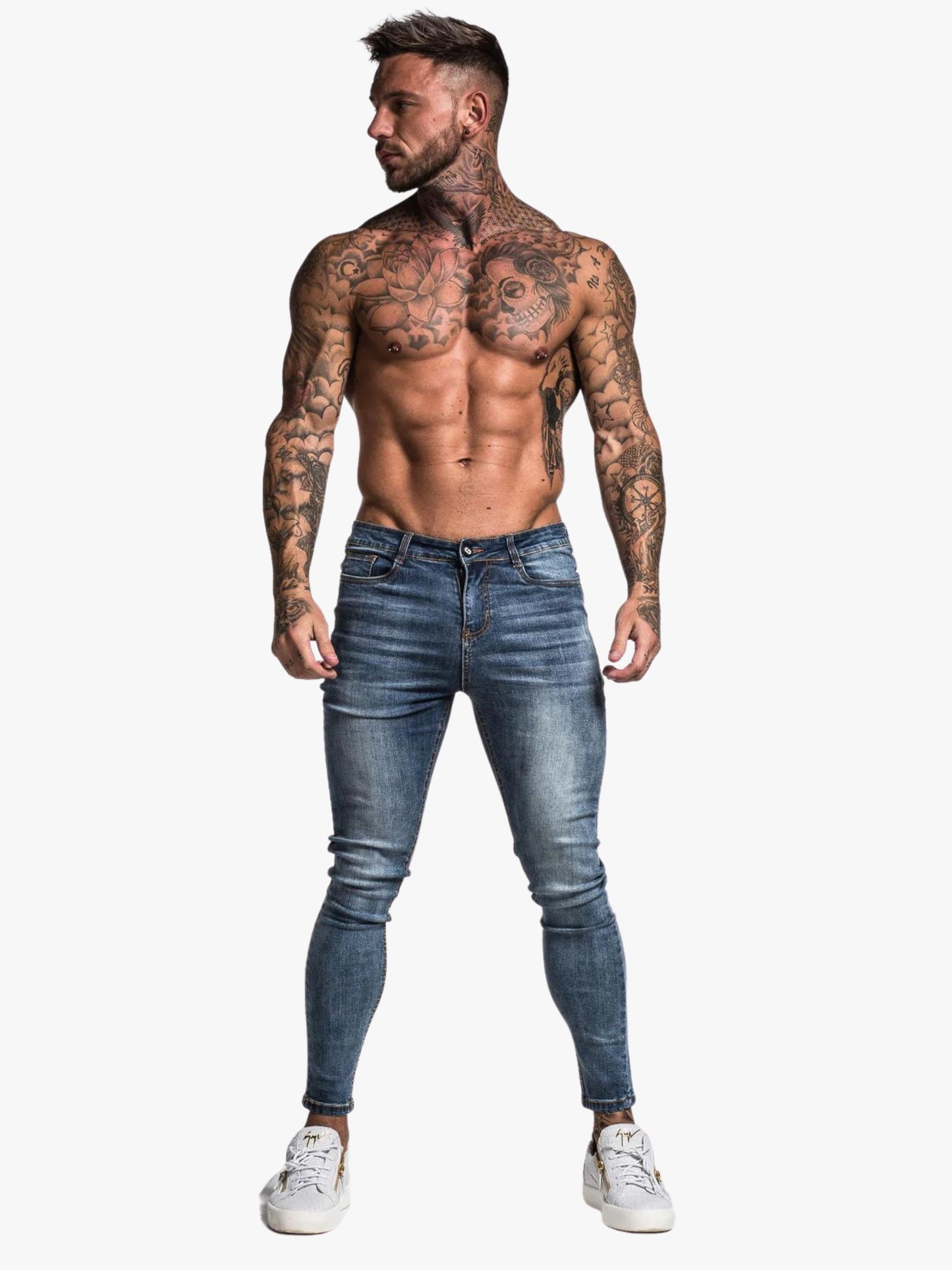 THE LIVIUS JEANS - LICHT BLAUW