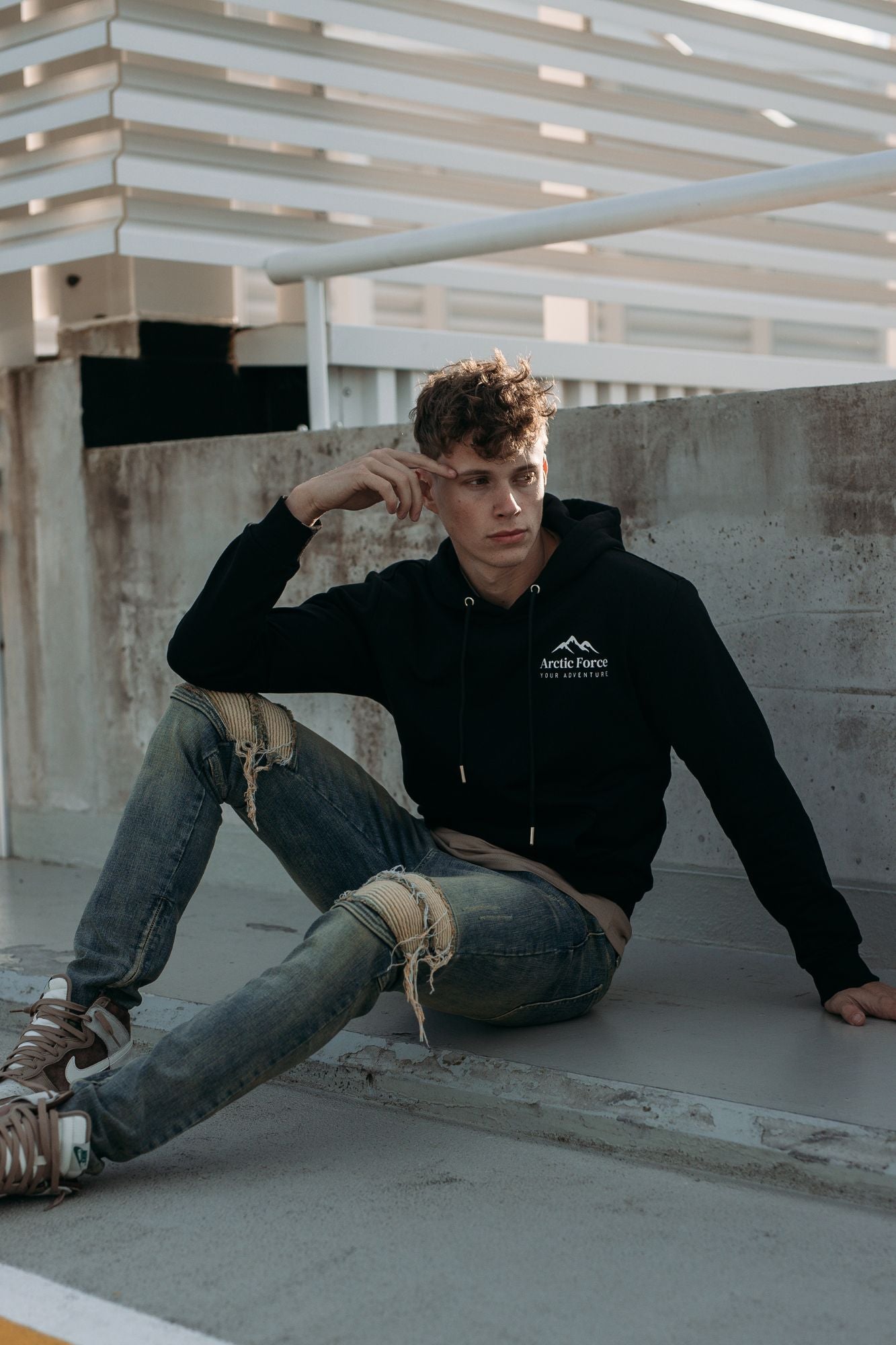 ARCTICFORCE MEN ESSENTIALS HOODIE - BLACK